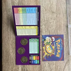 Vintage Pokemon Battling Coin Game 2000 - Onix- Rapidash - Ekans - Image 3