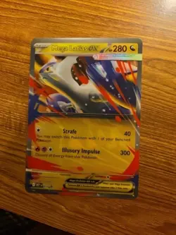 Jumbo Lenticular Mega Latias ex MEP 011 Exclusive Promo Pokemon - Image 1