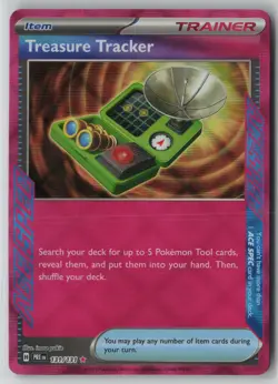 Treasure Tracker 131/131 Pokemon TCG Prismatic Evolutions Holo (Near Mint) NM 2 - Image 1