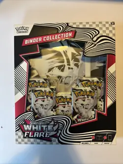 Pokemon TCG: Scarlet & Violet - WHITE FLARE Binder Collection NEW FACTORY SEALED - Image 1