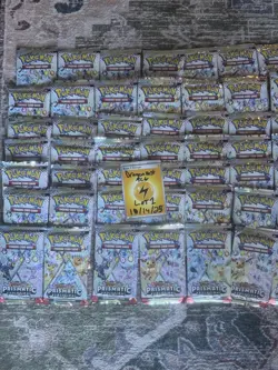 Lot Of Pokemon Prismatic Evolutions 70 New Factory Sealed Booster Packs (Lot 1) - Image 1