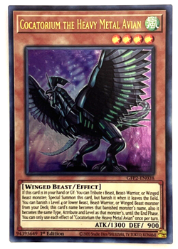 YuGiOh! - Cocatorium the Heavy Metal Avian - GFP2-EN038 - 1st Edition Ultra Rare - Image 1