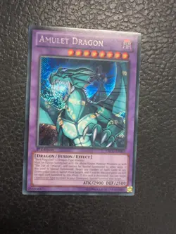 🔥 Yugioh Amulet Dragon DRLG-EN003 SECRET RARE 1ST EDITION HOLOFOIL 🔥NM - Image 1