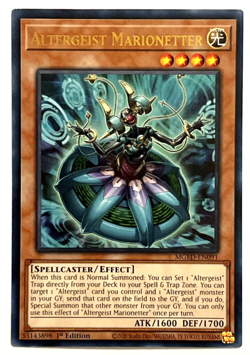 YuGiOh! - Altergeist Marionetter - MGED-EN091 - 1st Edition - Rare - Image 1