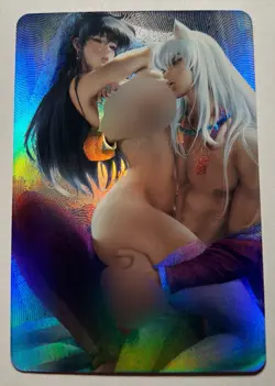 SEXY HEROINE WAIFU Inuyasha & Kagome INUYASHA ACG PREMIUM HOLOFOIL CARD NM - Image 1