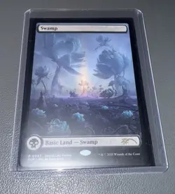 MAGIC MTG MAGICCON LAS VEGAS 2025 - SWAMP LAND LOTUS PROMO CARD - NON-FOIL - Image 1