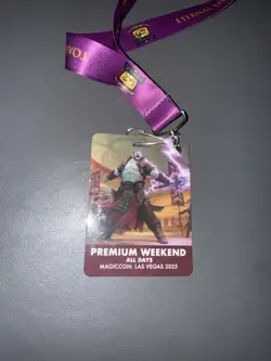 MAGIC MTG MAGICCON LAS VEGAS 2025 - SWAMP LAND LOTUS PROMO CARD - NON-FOIL - Image 4