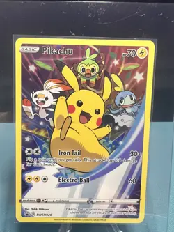 Pikachu SWSH020 HOLO Pokemon TCG Promo Cards NEAR MINT - OBO - Image 1