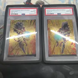 PSA 10 Dragon Ball Japanese Itajaga Card Vol.4 #20 #21 Son Goku Vegeta w/ Guard - Image 1