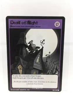 Neopets TCG Lost Desert Set Dead of Night Card 80/100 - Image 1
