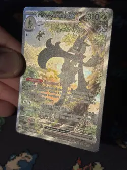 Pokemon Cards Meowscsrada ex 256/193 Illustration Rare Paldea Evolved - (NM) - Image 3