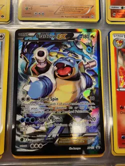 Pokemon TCG Blastoise EX Promo Holo Rare Card XY122 - Image 1