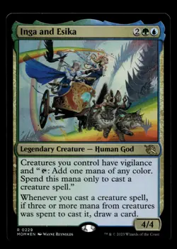 Inga and Esika 229 Foil R Prerelease Cards - Image 1