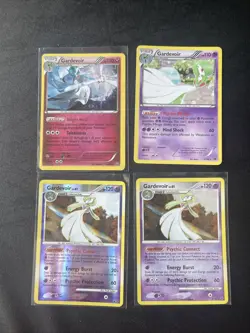 4x Gardevoir Holo + Reverse Holo Lot 8/127 57/99 54/98 Older Pokemon Cards - Image 1
