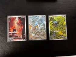 Pokemon Card Bulbasaur Charmander Squirtle AR 166 168 170/165 sv2a 151 Japanese - Image 1