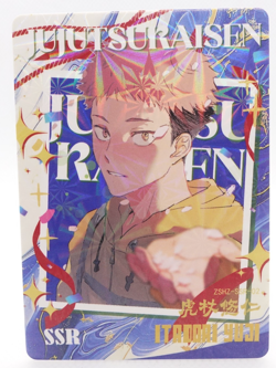 Yuji Itadori SSR Jujutsu Kaisen ZSHZ-SSR-02 Anime Collectible Trading Card - Image 1