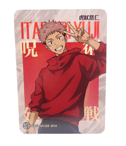 Yuji Itadori Jujutsu Kaisen Anime Collectible Trading Card - Image 1