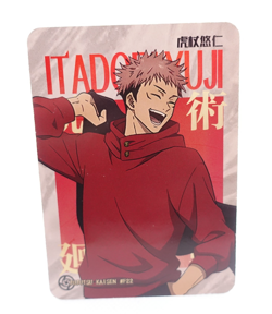 Yuji Itadori Jujutsu Kaisen Anime Collectible Trading Card - Image 1