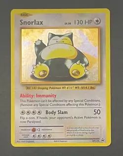 Pokemon Card Snorlax XY179 Black Star Promo - Heavily Played 1 - Image 1
