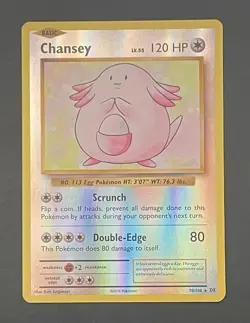 Pokemon Card Chansey 70/108 Reverse Holo Evolutions - Near Mint 1 - Image 1