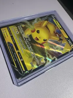 Pikachu V Pokemon Card 043/185 Thunderbolt Charge Holo Rare - Image 2