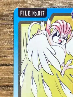 Pokemon Carddass Card Pidgeotto File No.17 Bandai Pocket Monsters 1997 Japan - Image 3