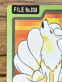Pokemon Carddass Card Ninetales File No.38 Bandai Pocket Monsters 1997 Japan - Image 3