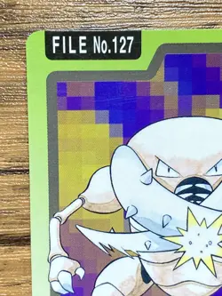 Pokemon Carddass Card Pinsir File No.127 Bandai Pocket Monsters 1997 Japan - Image 3