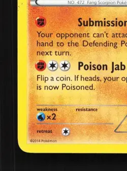 Gliscor 47/119 HP Phantom Forces English Pokemon Card TCG - Image 2