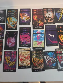 One Piece Don Card Lot of 67+ English PRB01, Mixed Sets Foil/non Foil - Image 3
