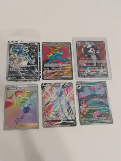Pokemon Gloom Illustration Rare/Full Art/Rainbow Secret Rare Holo Cards - Image 1