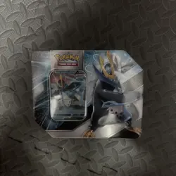 Pokemon TCG V Strikers EMPOLEON V Tin 5 Booster Card Packs Factory Sealed NEW 820650809552 - Image 1