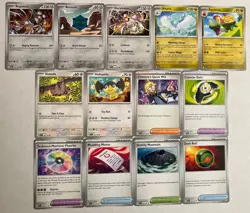 Pokemon 2024 Surging Sparks 43 Card Lot No Duplicates Mankey Registeel Altaria + - Image 3