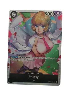 One Piece Card Game - Stussy OP07-085 Super Rare English! OP TCG SR - Image 1