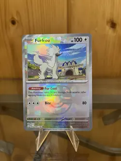 Furfrou Masterball Prismatic Evolutions 088/131 Pokemon Card TCG NM/MINT - Image 1