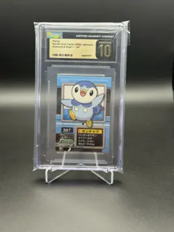 Pokemon CGC Pristine 10 Piplup Bandai Kids Card 2006 Japanese Diamond & Pearl - Image 1