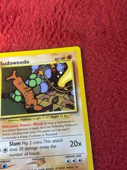 Sudowoodo 26/64 Neo Revelation Regular Pokemon Card Lp - Image 2