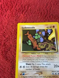 Sudowoodo 26/64 Neo Revelation Regular Pokemon Card Lp - Image 3