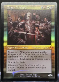 Edgar Markov #428 Innistrad Remastered Retro Frame Foil Mythic - Image 1