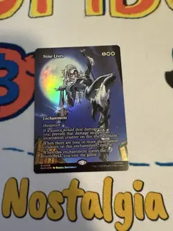 NM Borderless Foil Nine Lives, MTG, Marvel's Spider-Man, Magic the Gathering, 3 - Image 1