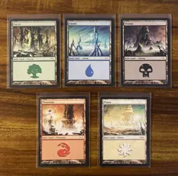 MTG Arena League Promo Land Set 2004 DCI Mint J. Avon Art - Unplayed - Image 1