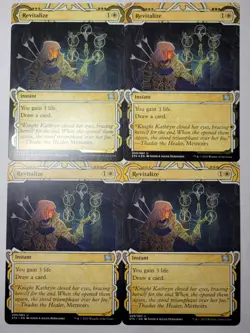 4x Revitalize -2 Foil-Etched, 2 Regular- STRIXHAVEN Mystical Archive mtg STA NM - Image 1