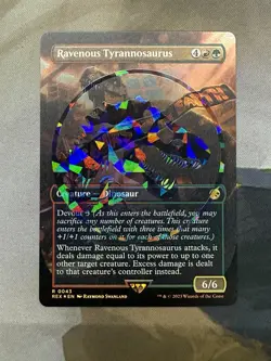 MTG / Magic Ravenous Tyrannosaurus V2 Emblem Foil - Image 1