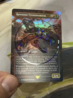 MTG / Magic Ravenous Tyrannosaurus V2 Emblem Foil - Image 3