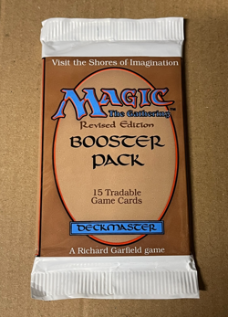Magic the Gathering Revised Edition 1994 Booster Pack - Sealed/Unsearched - Image 1