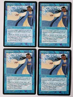 Lot of 4 MTG Hydroblast - Ice Age - Magic the Gathering - Unplayed - Image 1