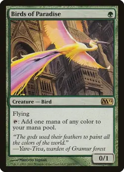 MTG NM English Birds of Paradise - 165 / English Various Core Sets - Image 1