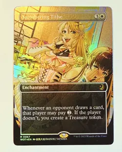 Smothering Tithe (Anime Borderless) Wilds of Eldraine: Enchanting Tales Foil MTG - Image 1