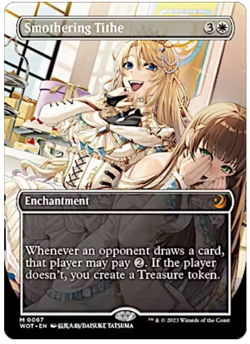 Smothering Tithe (Anime Borderless) Wilds of Eldraine: Enchanting Tales Foil MTG - Image 3