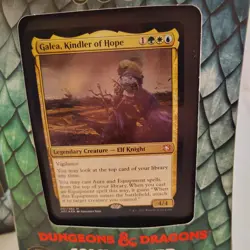 Magic The Gathering Dungeons and Dragons Commander Deck Aura of Courage *OPENED* - Image 4